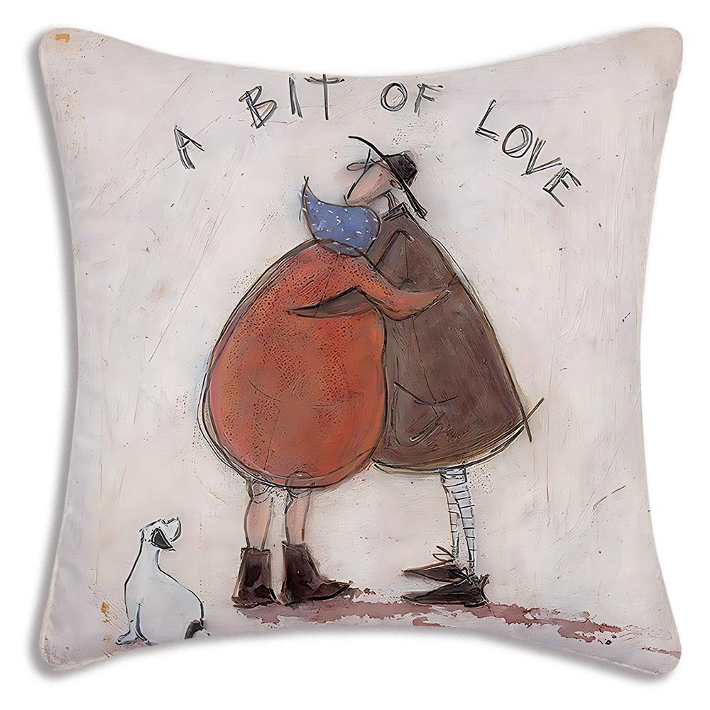 

Pillow Covers Cartoon Sofa Decorative Home Double-sided Printing Short Plush Cute S-Sam T-Toft Cushion Cover 12x12Inch