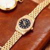 Fashion luxury ladies quartz watch rhinestone alloy material, suitable for daily wear, Christmas and other holiday gifts