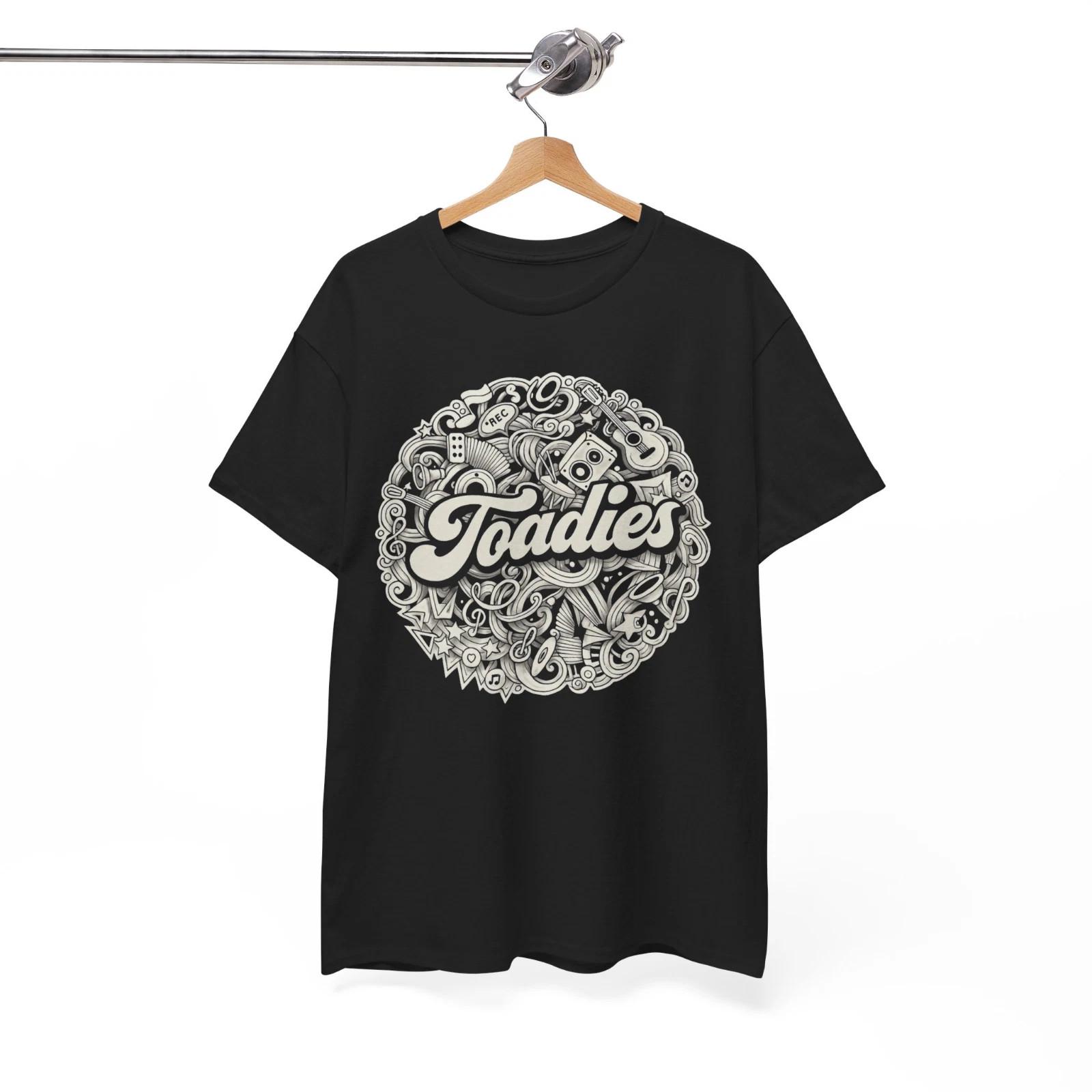 New Toadies Band Music Lover Short Sleeve Cotton Black T Shirt JU34 S
