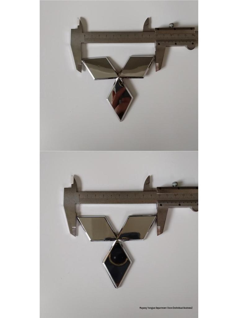 Mitsubishi Emblem Stickers for Lancer, EX Lingyue, Lingpai, Outlander: Front, Rear, and Steering Wheel