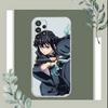 M-Muichiro Tokito Demon Slaye Phone Case For Samsung Galaxy A52 A12 A51 S21 Edge S22ULTRA S23 S20LITE Plus Transparent Cover
