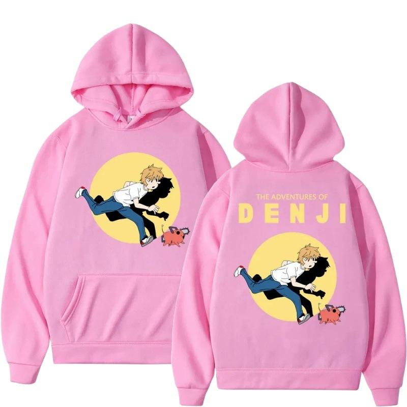 Chainsaw Man Animation New Hoodies Print Fashion Sweatshirt Casual Unisex Autumn Winter Fleece Streetwear Tops Sudaderas