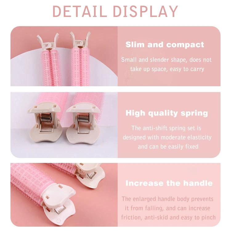 Natural Fluffy Hair Clip Hair Curlers Set Sleeping Overnight Reusable Hair Root Fluffy Clip Women Girls Portable Styling Tools