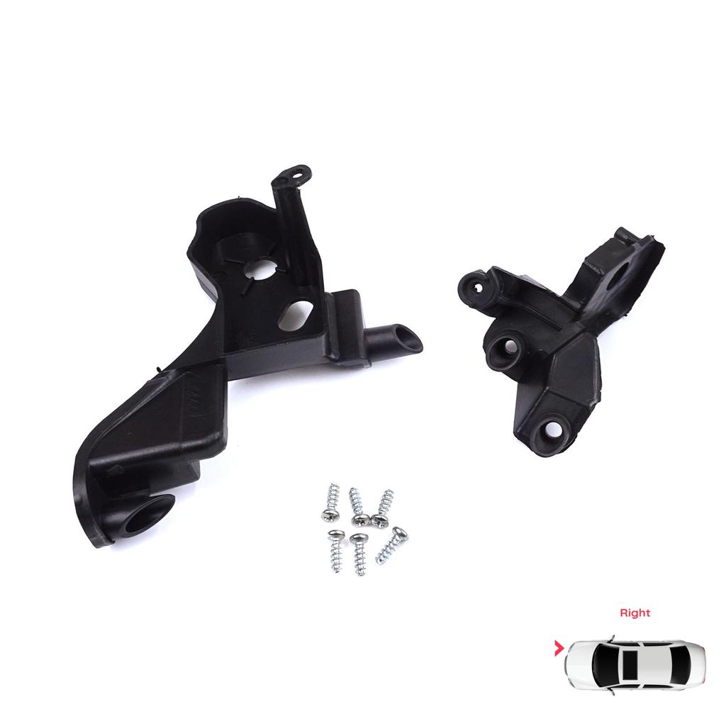 BHL574-2 Headlight Holder Mount Repair Bracket Tab Set Right Side for Citroen C4 MK2 B7 NC 2009-2018 DS4 MK1 NX 2010-2015 6212H0