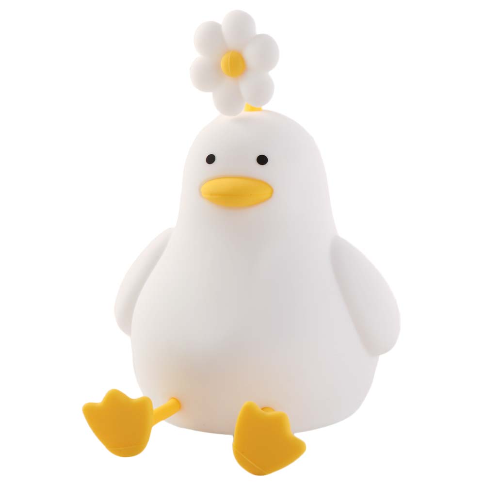Cartoon Duck Night Light Dimmable LED Night Light Funny Silicone Night Light  Desktop Light