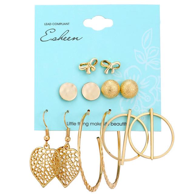 Boucles d'oreilles flamant rose Or 375°°° | Boucles d'oreilles enfant en or fermoir à vis