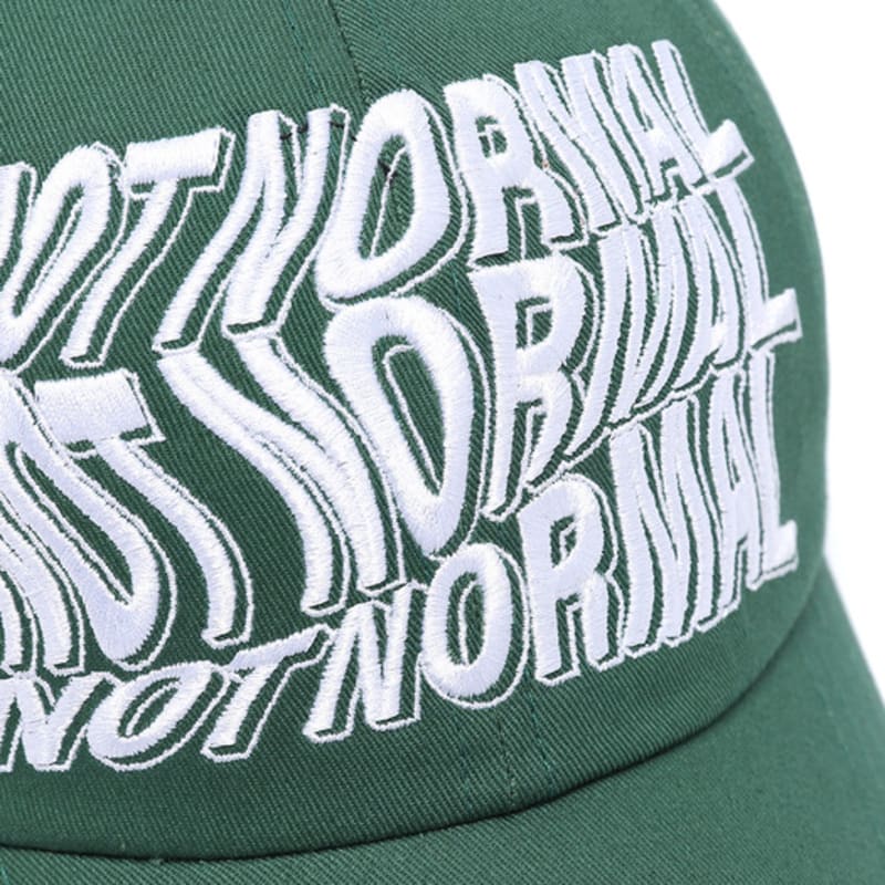 ODDBALLS CLUB Not Normal Wave Ball Cap Green
