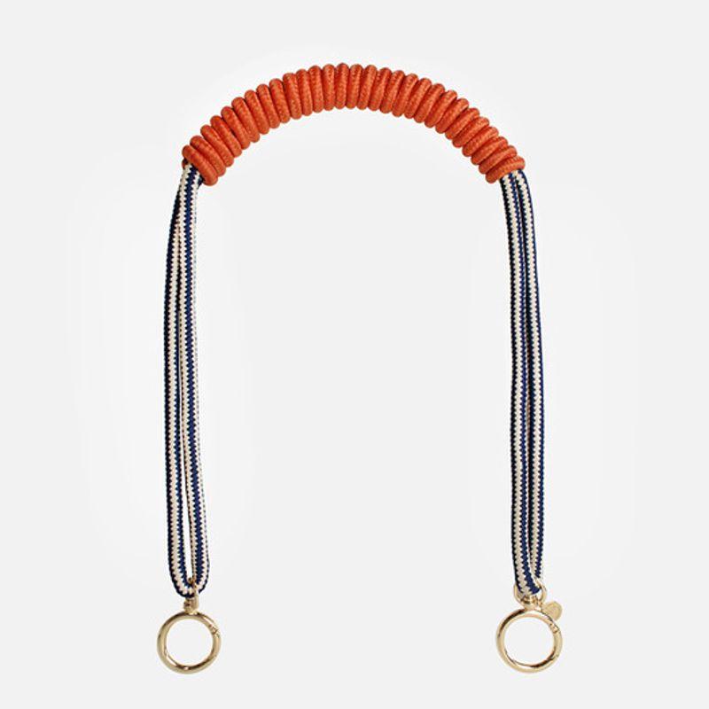 

XIMDOMADO Ремешок для сумки макраме - Темно-синий жаккард Navy jacquard