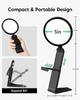 LitONES Compact Handheld Ring Light with Ideal for Computer Actress Monitor CRI High 50 Color Remote Work Tabletop Reading Tripod USB Ideal for Online