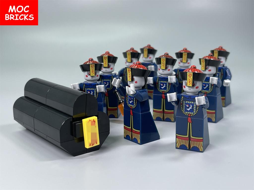 MOC Bricks DIY Dark Messenger Magicians Group Skull Skeleton Horse Thestrals Accessories Assembled Building Blocks Kids Boys Toy