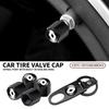 Auto Styling Car Wheel Tire Valve Stem Caps Keychain For Renault Captur Megane Clio Arkana Line Koleos Kwid Duster Kadjar S888