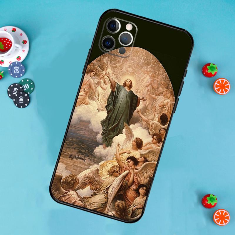 New Faith Christian Religious Jesus Phone Case For iPhone 16 15 14 Pro Max 11 12 Pro 13 Pro Max XS Max XR X Plus Back Cover