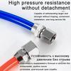 Pneumatic Hose Fittings Quick Screw Connector Copper Nickel Plating PF 6 8 10mm Fast Twist Joint Female Thread 1/8 1/4 3/8 1/2