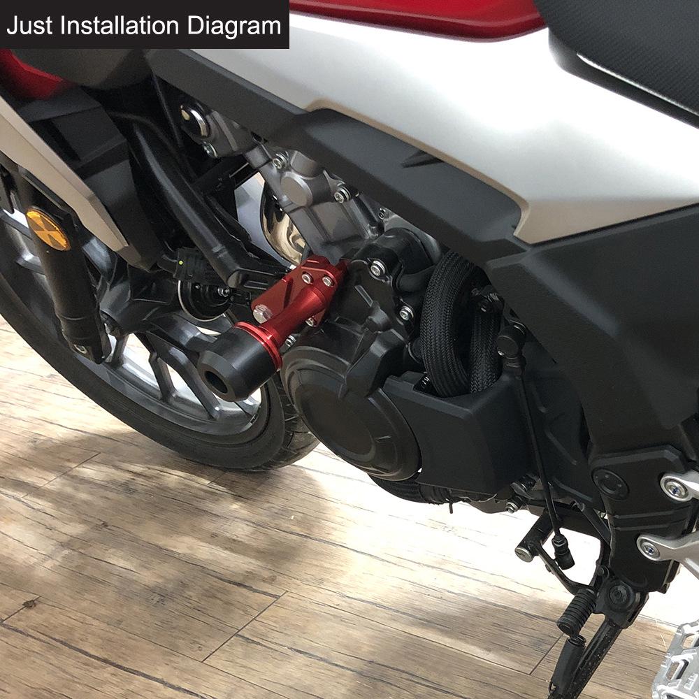 Honda CBR500R 19-22 Engine Guard: Modified Motorcycle Anti-Fall Bar.