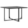 Garden Dining Set 9 pcs Black Steel