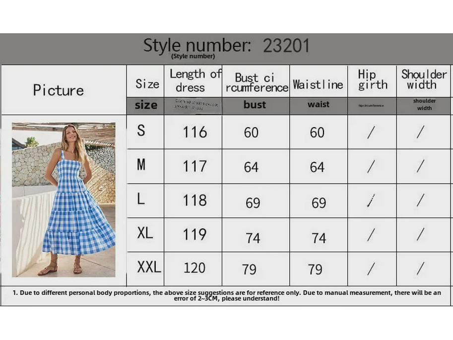 European & American Sleeveless Summer Dress - Printed Long Suspender Style for Casual or Commuting Wear