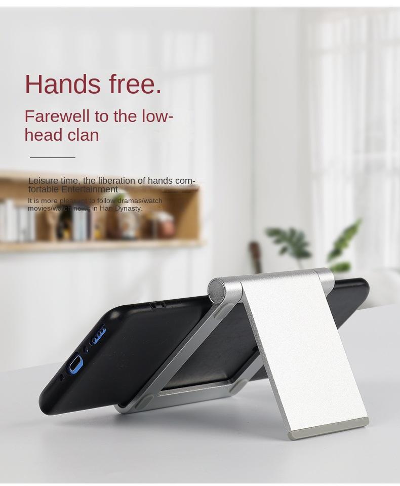 Tiktok Hot Selling Phone Mobile Holders Aluminium  Phone Holder  Porta Celular Lightweight Foldable Iphone Stand Automatic clip