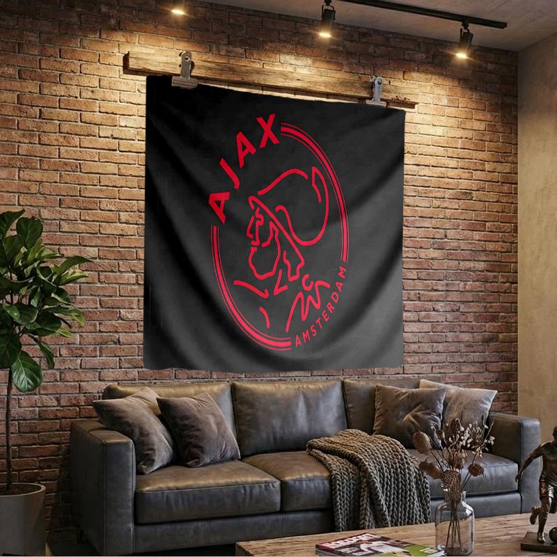 Bold Ajax Amsterdam Spirit Tapestry Playroom Tapestry, Accessories for Bedroom,Livingroom, Dormitory Room Wall Decor Fan Birthday Gifts