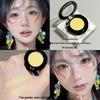 Fei Xi Single Color Eyeshadow & Highlighter Palette for Under Eyes, Inner Corners, & Face - Matte Blue, Green, Black, White.