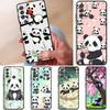 Phone Cover Case for Motorola Moto G60s G71 G53 G30 G51 G73 G50 G52 Edge 20 Pro 30 Lite G32 G22 Edge40 Cartoon Cute Panda
