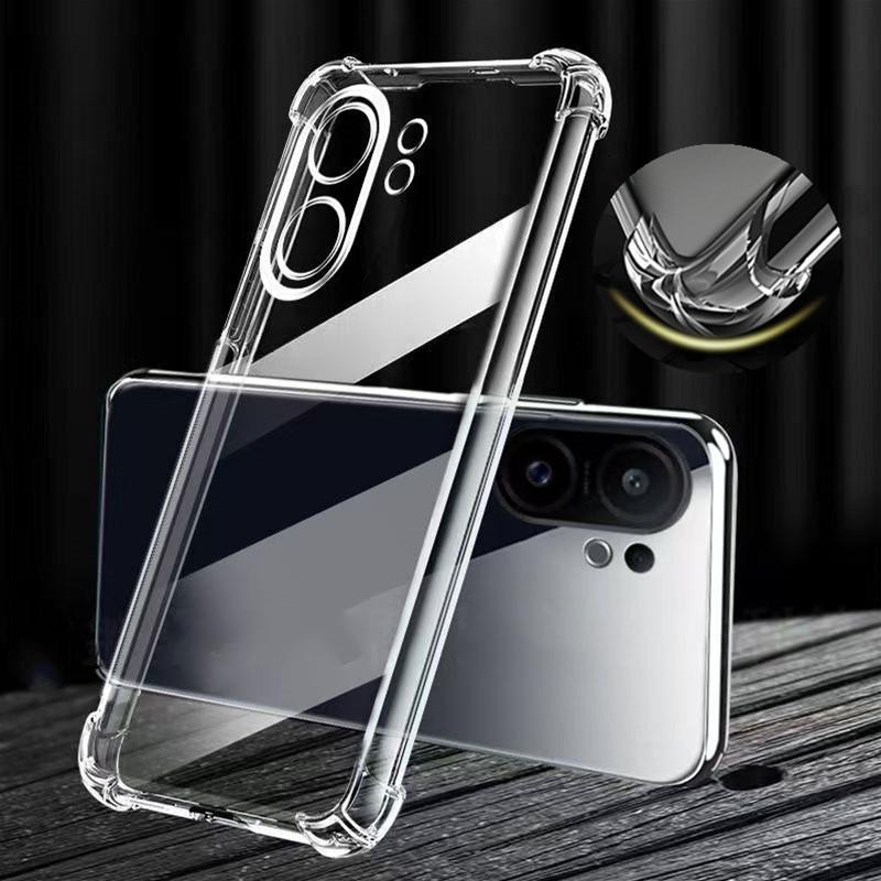 

Four-Corners Shockproof TPU Case for Vivo X200 FE Protective Cover Transparent Back Shell Fundas Coque vivo X200 FE