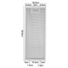 Aluminum Filter Cooker Hood Filter Maintain Air Circulation 5 Layers Aluminized Kitchen Ventilation For Cooker Hood