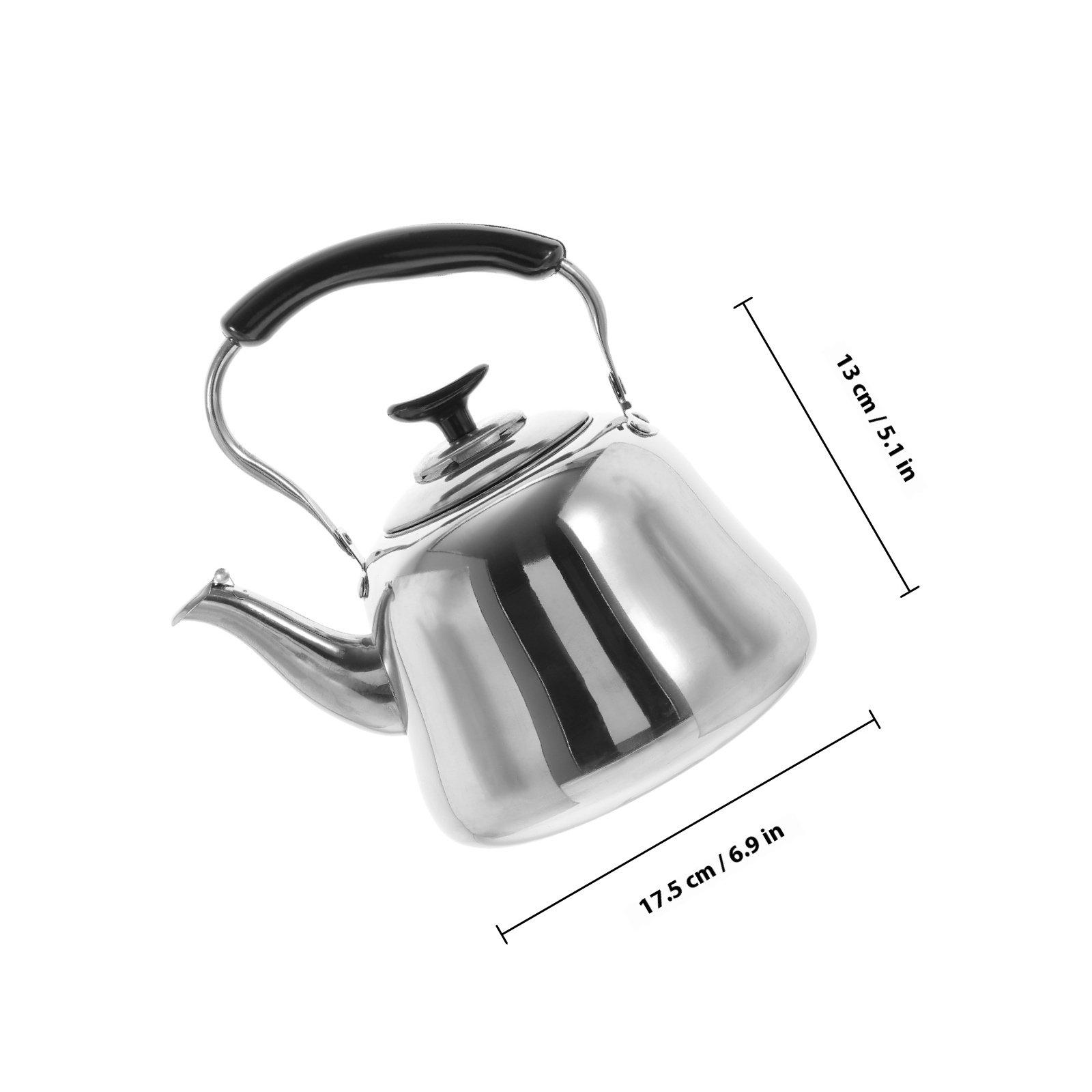 Whistling Stovetop Tea Kettle Stainless Steel Large Capacity Water Boiler for Home Kitchen Office Hotel Whistling Kettle Safety