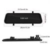 Mirror Dash Cam Dash Cam 9.66 Inch Rear View Mirror 1080P Front And Rear View Dual Cameras Durable
