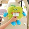 Cute Auto Hanging Paper Box Plush Car Interior Decoration Kawaii Napkin Holder  for Car