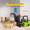 1:64 Alloy Mini Remote Control Forklift Crane Toy with Bluetooth Mobile Control