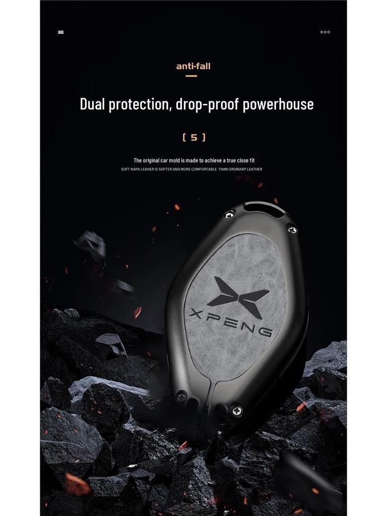 XPeng P7 Key Case - Compatible with 2023 Models P7i, G6, P5, G9, and G3i for Women