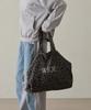 Wioe Leopard Corduroy Bag_Charcoal