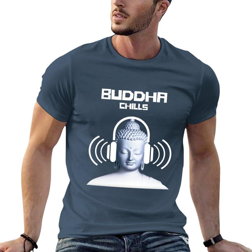 Chillout Buddha Chills Cool Dance Culture Graphic Design Tshirt Soft Durable Cotton Tshirt