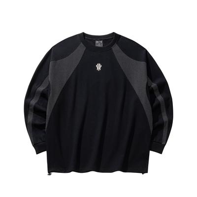 Høst Kyrie Basketball Serie Langermet Strikket T-skjorte Unisex Topper 972611402-1