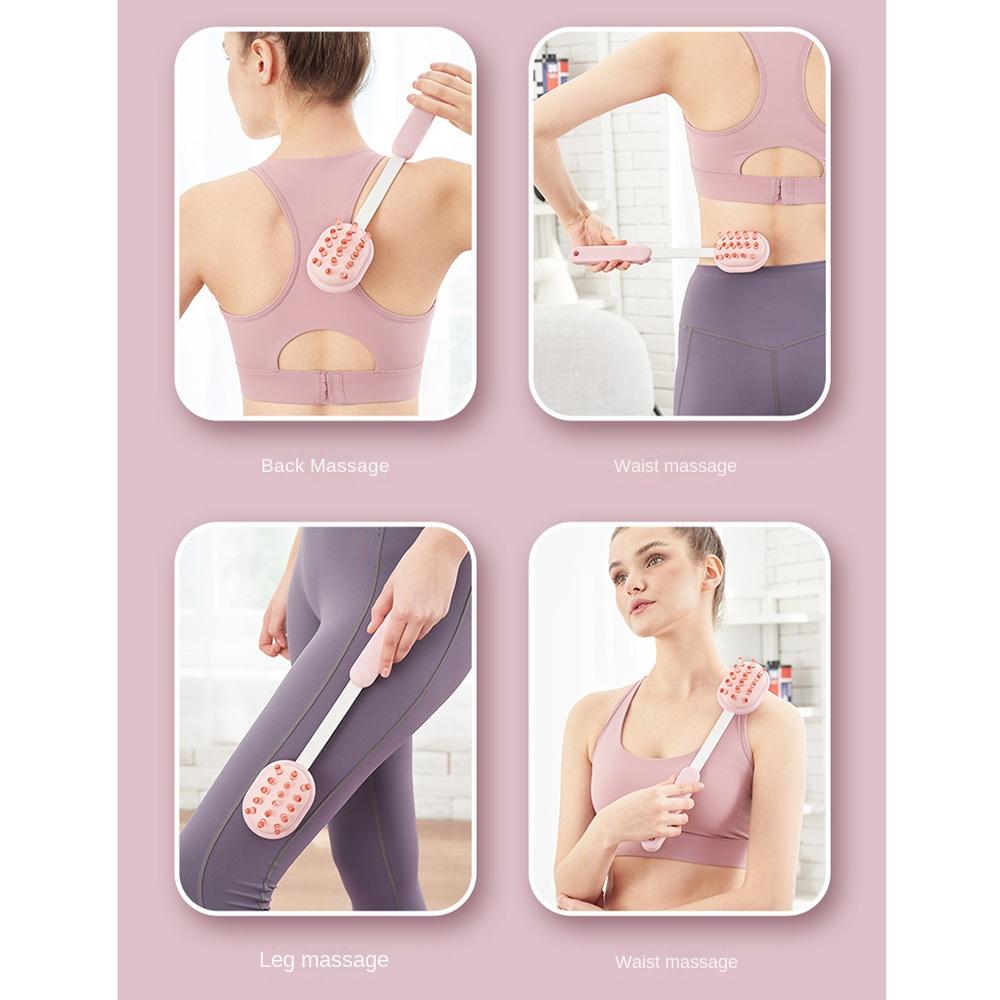 Adjustable Handheld Massage Stick Double Side with Hanging Hole Tapping Back Massager Multi-purpose Comfortable