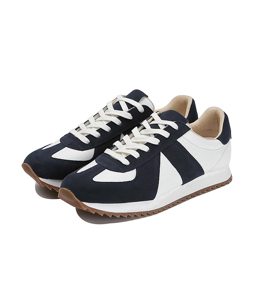 Customade 4Cm Cowhide German Army Runner Sneakers Haze (Cr0036Nv)