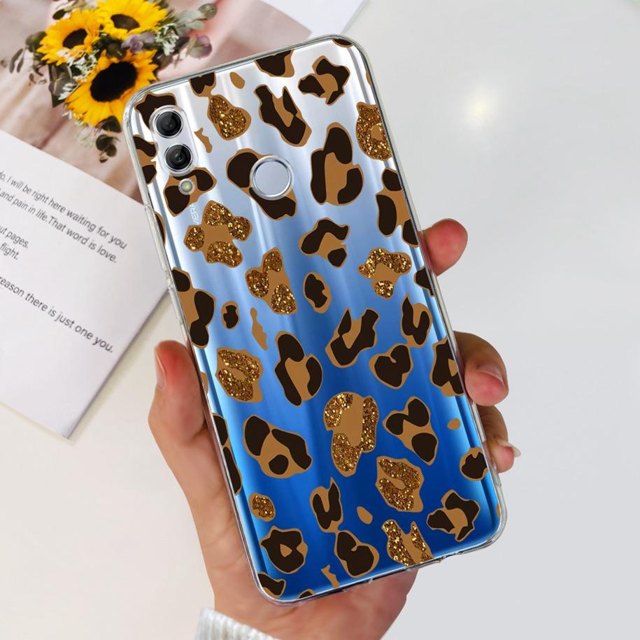 For Honor 10 Lite Case Honor 10i Shockproof Cover HRY-LX1T HRY-LX2 Stylish Flower Soft Silicone Clear TPU Funda For Honor10 Capa