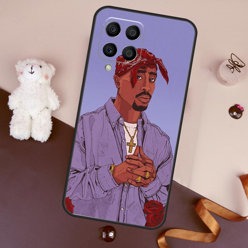 2Pac Hip Hop Singer Case For Samsung Galaxy M13 M54 M34 M14 M56 M36 M16 M31 M11 M53 M12 M32 M52 M35 M55 M15 M06