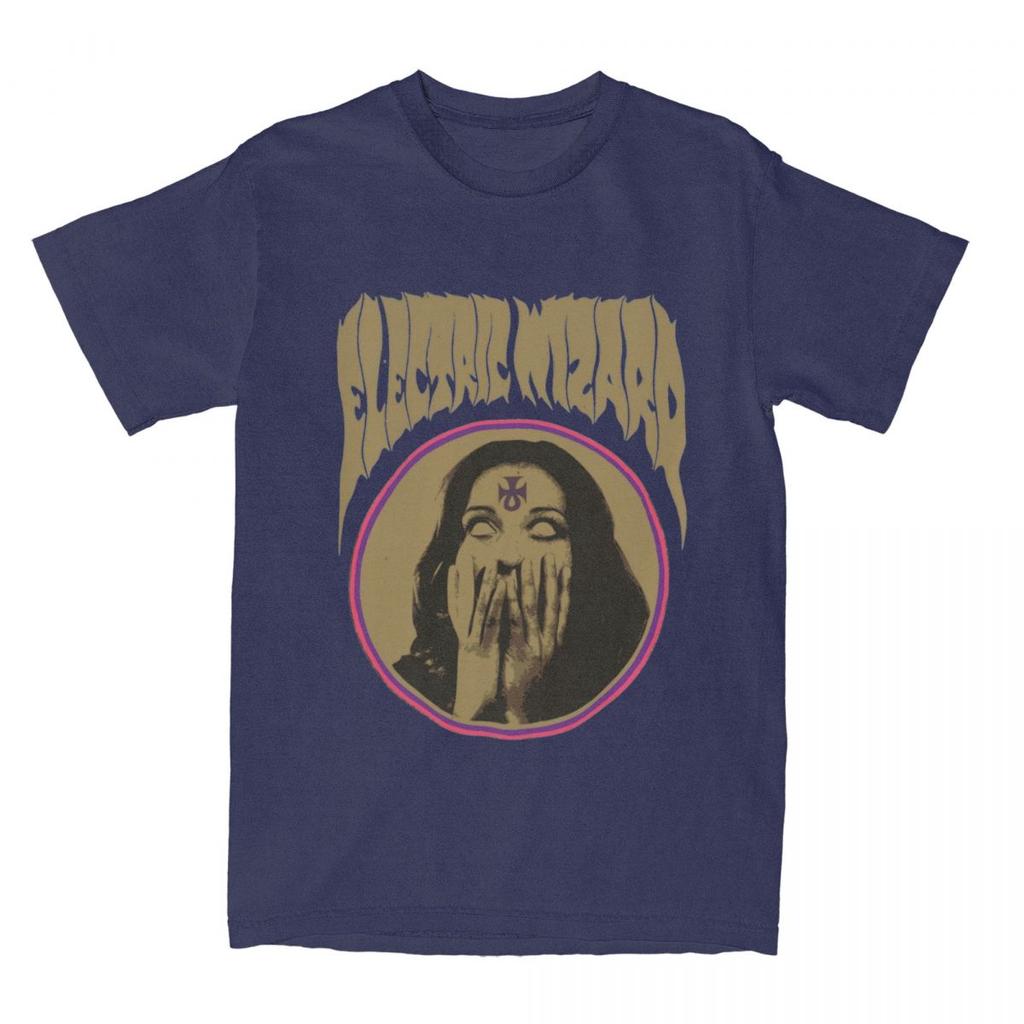 Funny Electric Wizard T-Shirts Men Women's Cotton Stoner Doom Metal Band Tees Shirt New Arrival Clothes