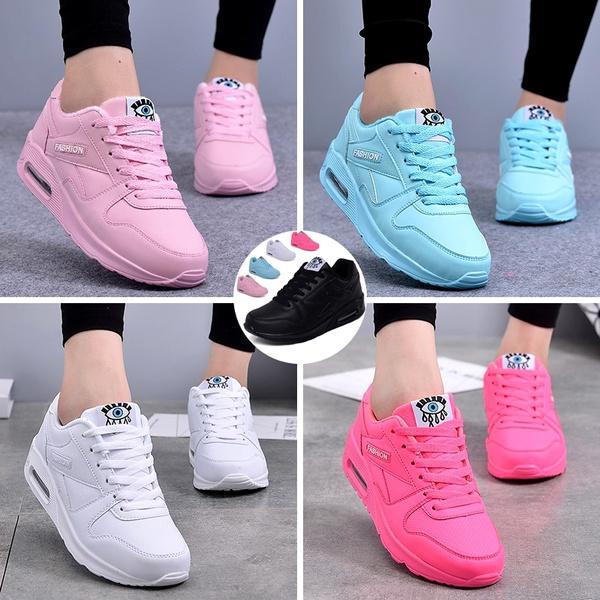Runners Casual Shoes Women Breathable Mesh Cushion Flat Sneakers Outdoor Sport Fashion Trainers Shoes