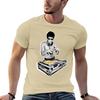 Bruces Dj Vintage Deejay Party Kung Fu Fan Music Lover Shirt Tshirt Tops Graphic Shirts Vintage T Shirt Unisex
