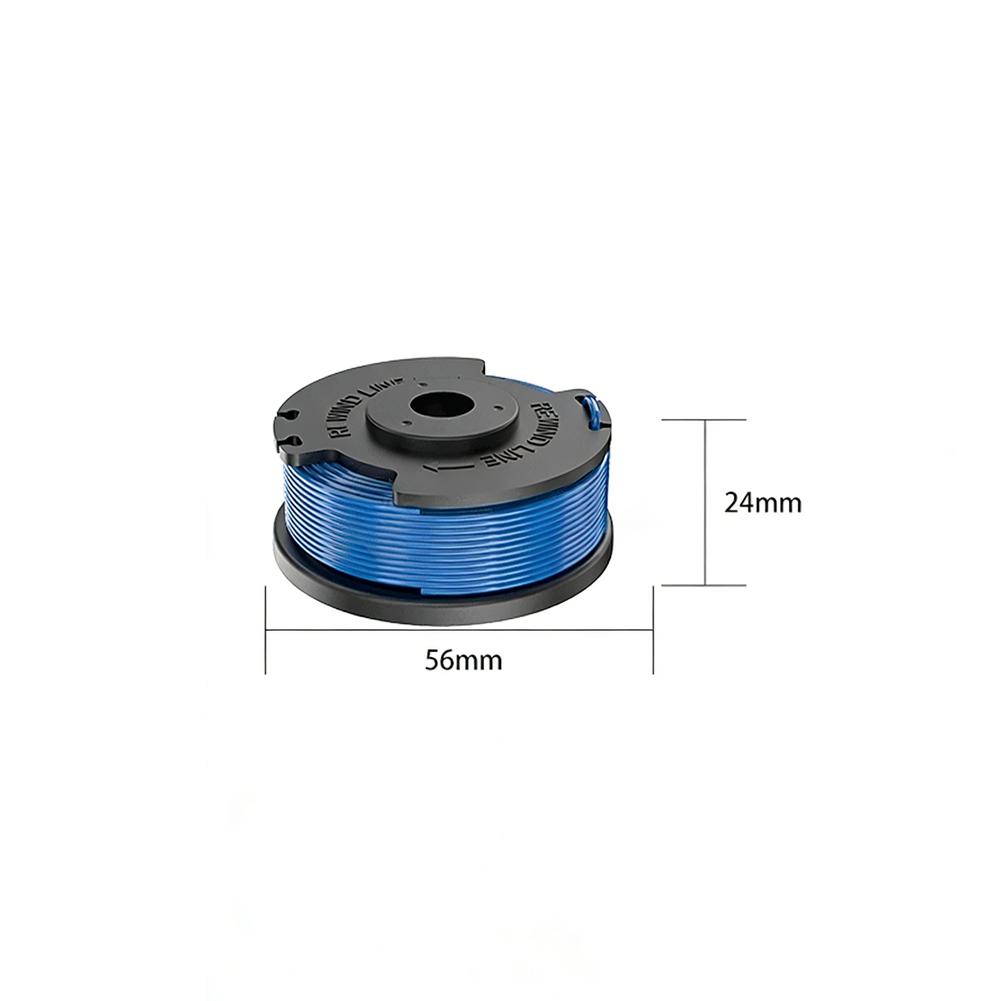 1/3Pcs 1.65mm Round Nylon Spool Line For 18V 24V 40V Cordless String Trimmer AC14RL3A/AC14HCA Spool And Cover Replacement