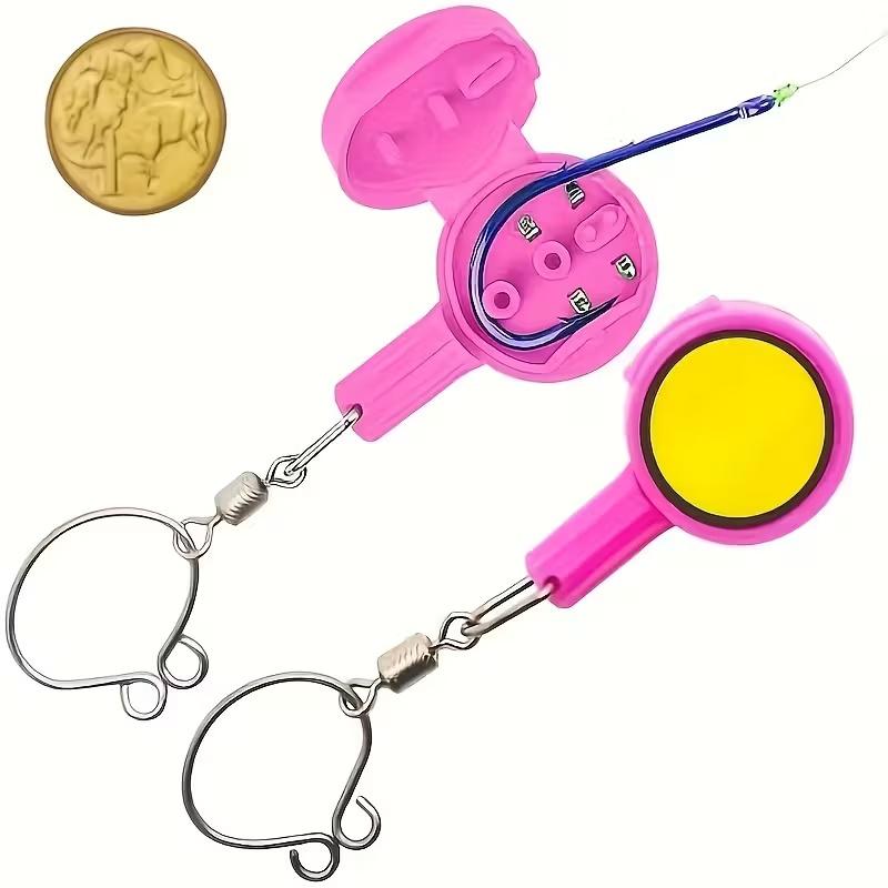 2 Stück   Angelgeräte: Knotenwerkzeug, Werkzeuge für Outdoor-Angelzubehör für multifunktionales Angeln