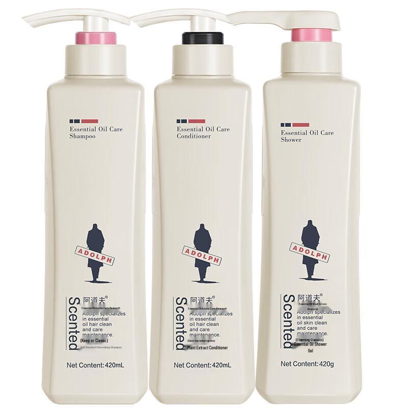 Adolph Anti-Dandruff & Moisturizing Hair & Body Care Set