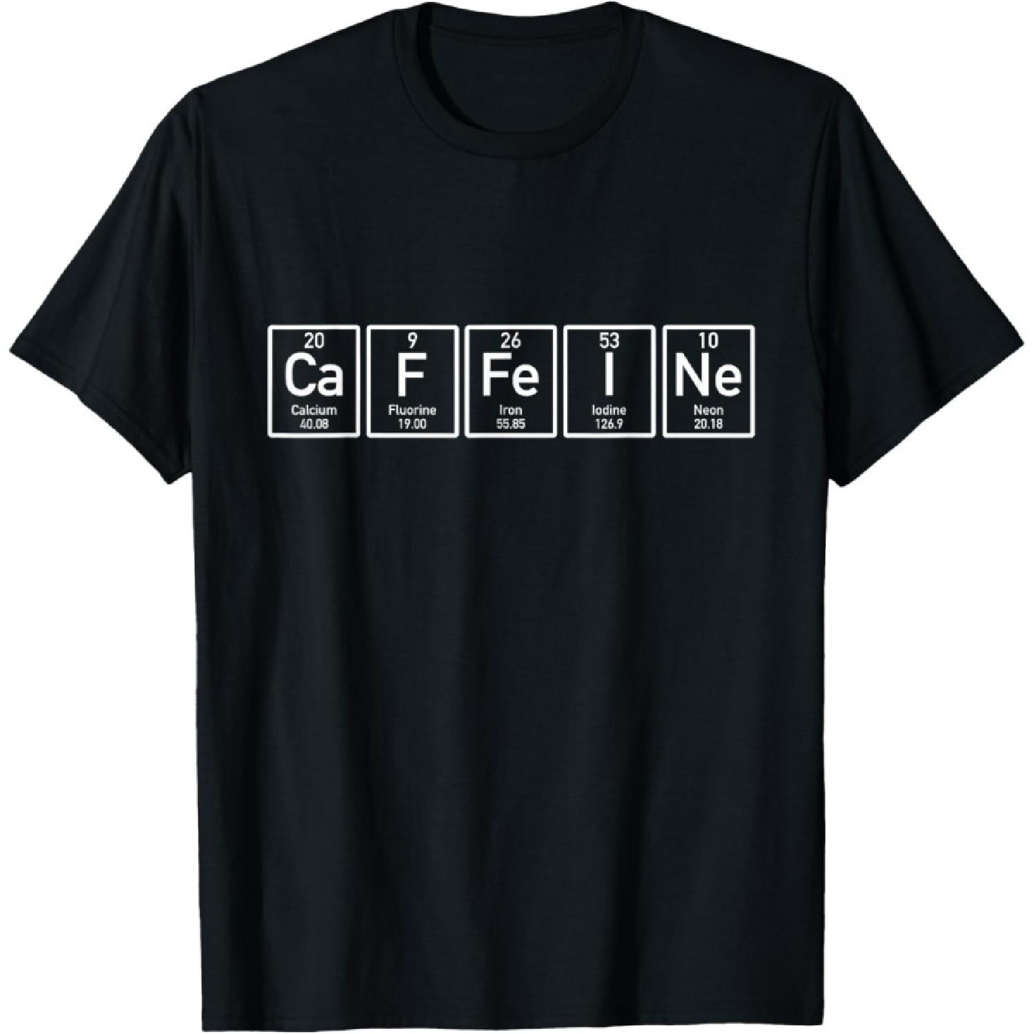 Caffeine periodictable coffee T-Shirt S