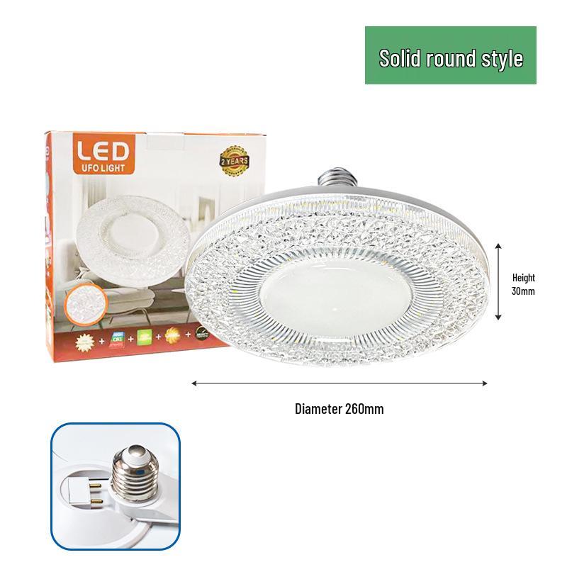 Multicolor UFO LED Light Bulb, E27 Screw-in, Eye-Friendly, Energy-Saving for Living Room & Bedroom