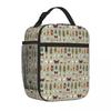 Bestselling The Usual Suspects - Insects On Grey - Watercolour Bugs Pattern By Camouflage Meal Bag Elementary School Bento Bag