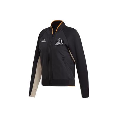Sports Style Long Sleeve Jacket Women Tops Black EA0422