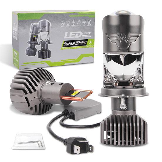 

Popular GT9Ultra High Power Ultra Bright Headlight LED Lamp H4Integrated Lens for Near and Far85WLED Car Lights білий