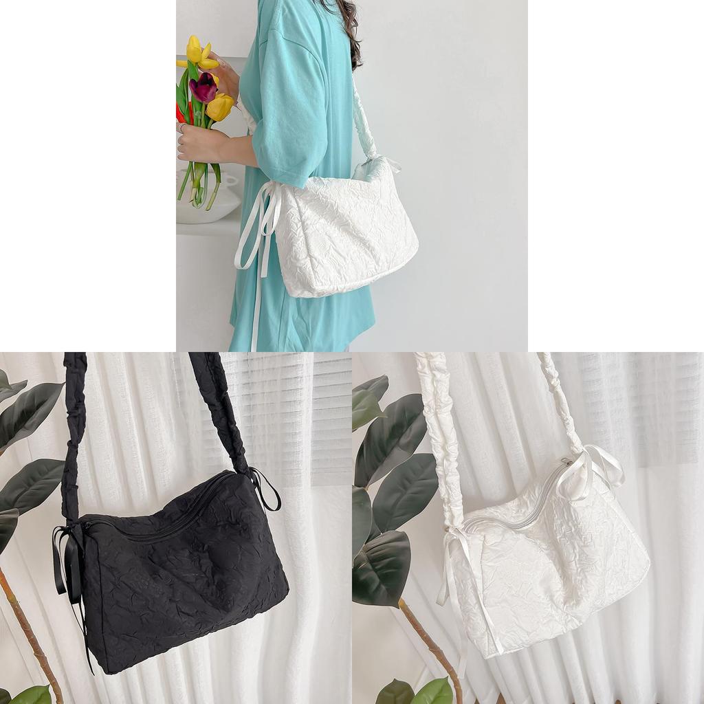 Cotton Floral Tote Bag With Zipper Closure For Daily Use